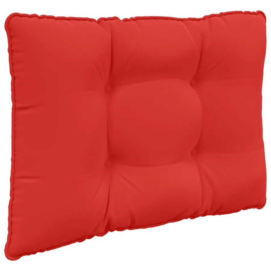 Coussin de canapé d'extérieur Polyester Rouge 60 x 50,5 x 8 cm - 5