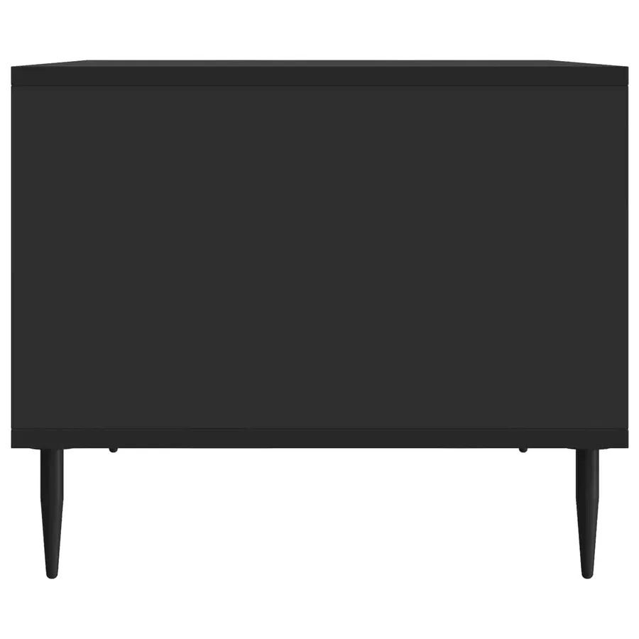 Table basse Noir 90 x 50 x 40 cm Bois d'ingénierie - 6