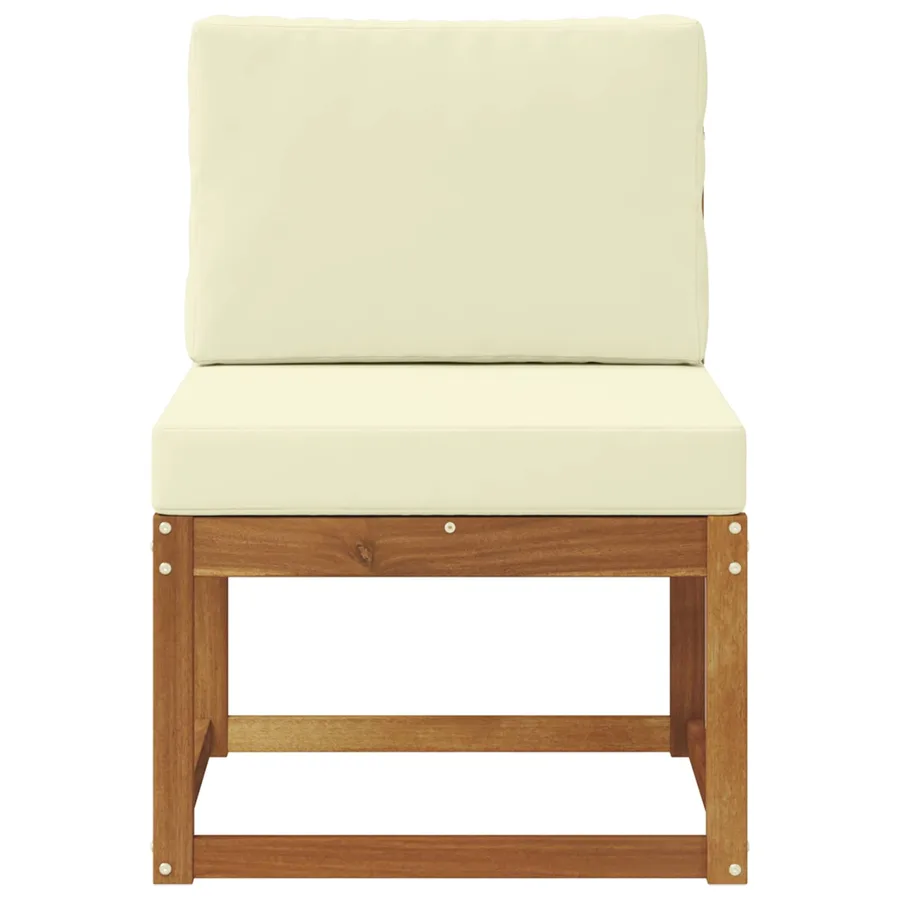 Sofa de milieu extérieur Bois d'Acacia Massif - 3