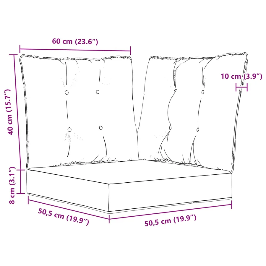 Coussin de canapé d'extérieur Polyester Modèle feuille - 10