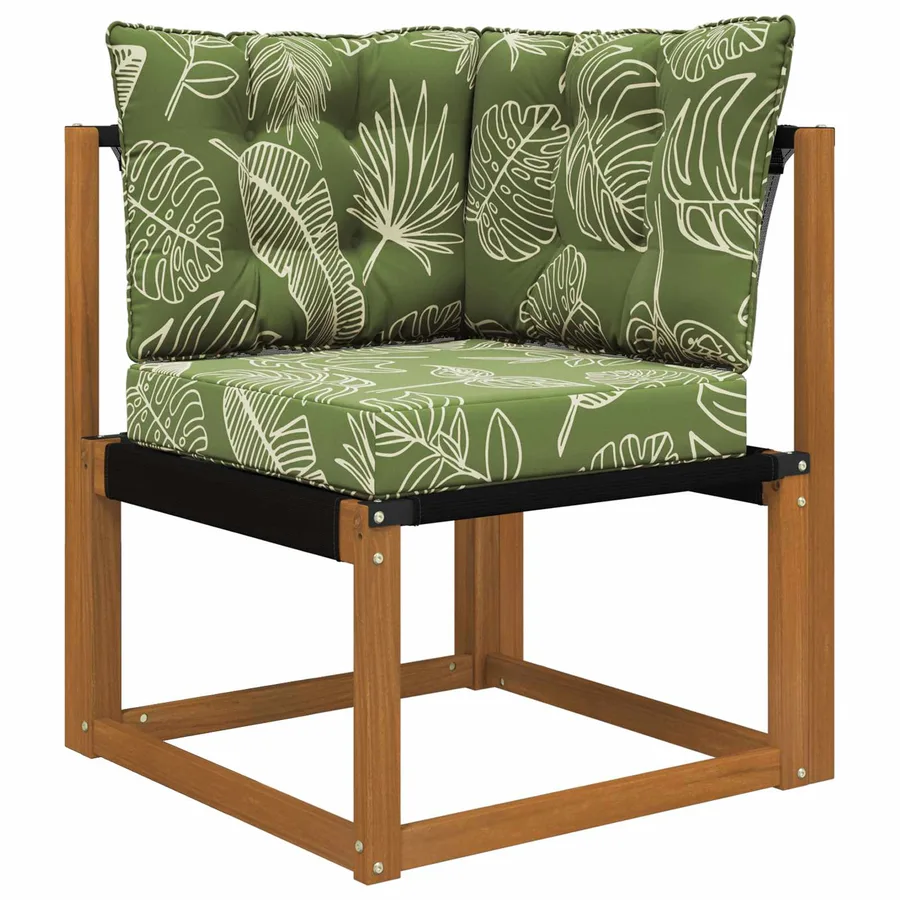 Coussin de canapé d'extérieur Polyester Modèle feuille - 3