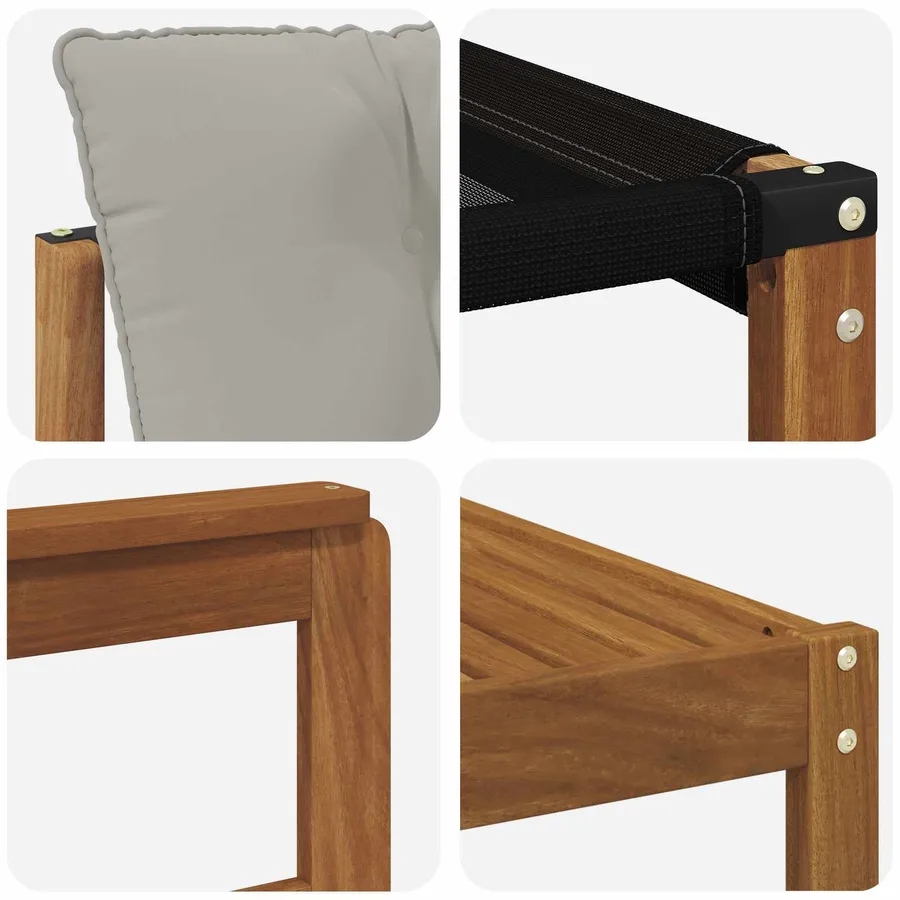 Ensemble de canapés d'extérieur 8 pcs Gris Naturel et Clair - 7