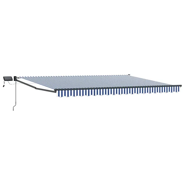 Store rétractable manuel avec LEDs 4,5 × 3 m
