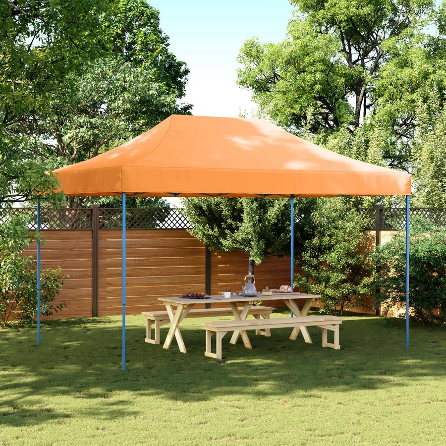 Tente de fête Orange 292 x 440 x 315 cm Tissu Oxford