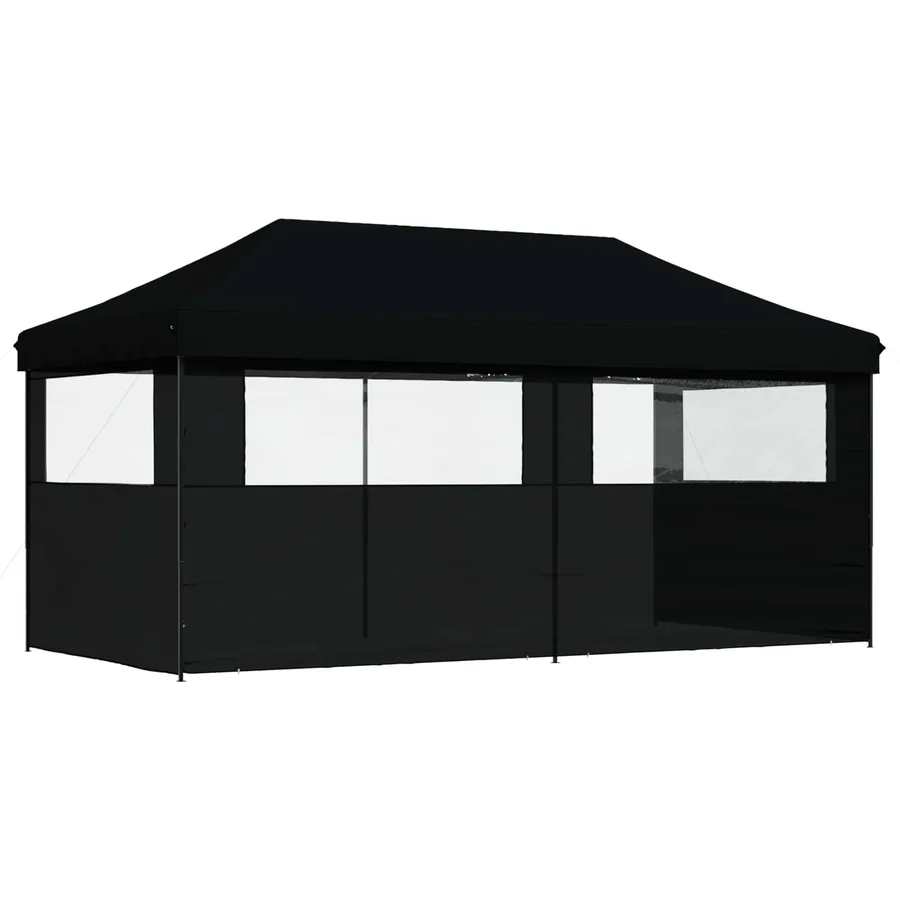 Tente de fête Noir 292 x 580 x 315 cm Tissu Oxford - 6