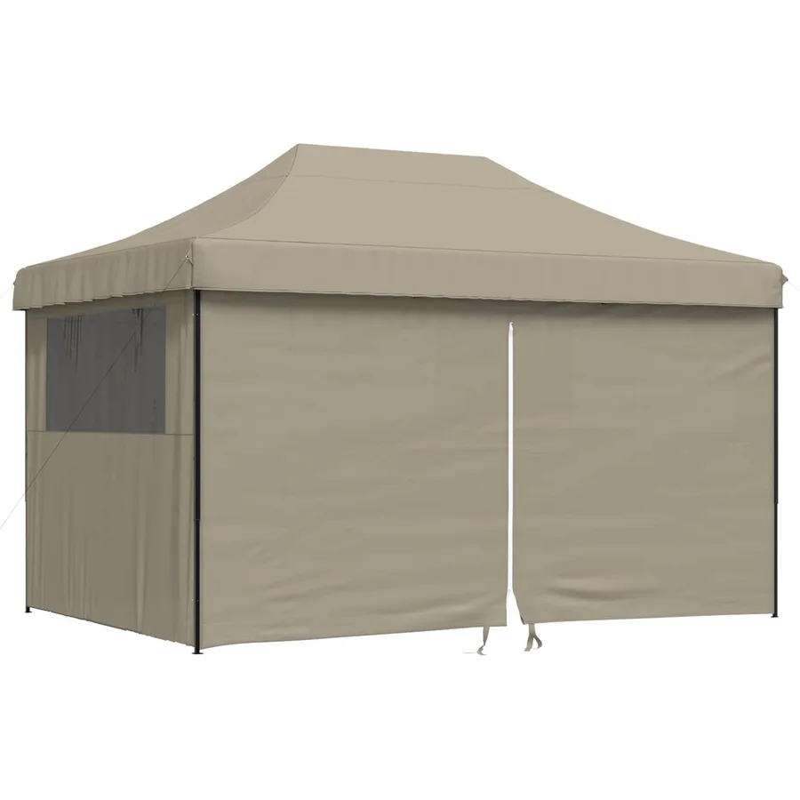 Tente de fête Taupe 292 x 440 x 315 cm Tissu Oxford - 2