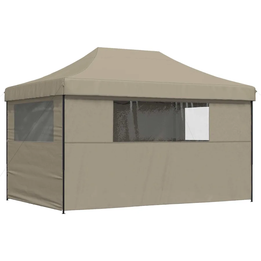 Tente de fête Taupe 292 x 440 x 315 cm Tissu Oxford - 7