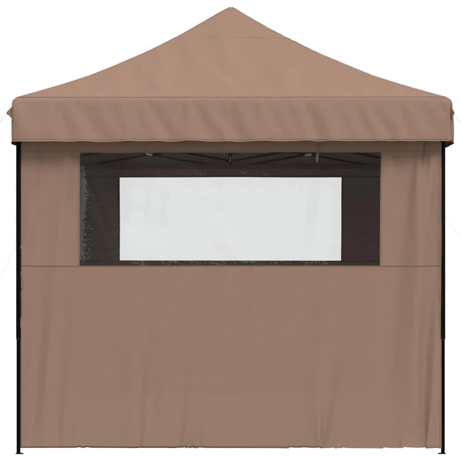 Tente de fête Marron 292 x 440 x 315 cm Tissu Oxford - 6