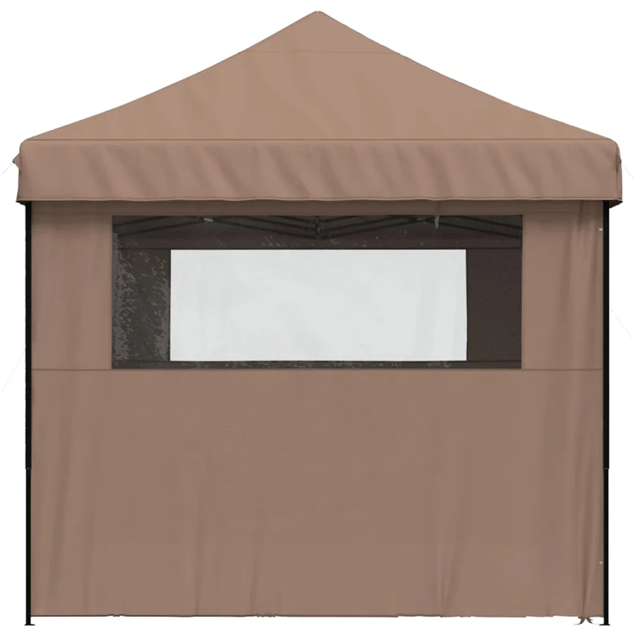 Tente de fête Marron 292 x 580 x 315 cm Tissu Oxford - 6
