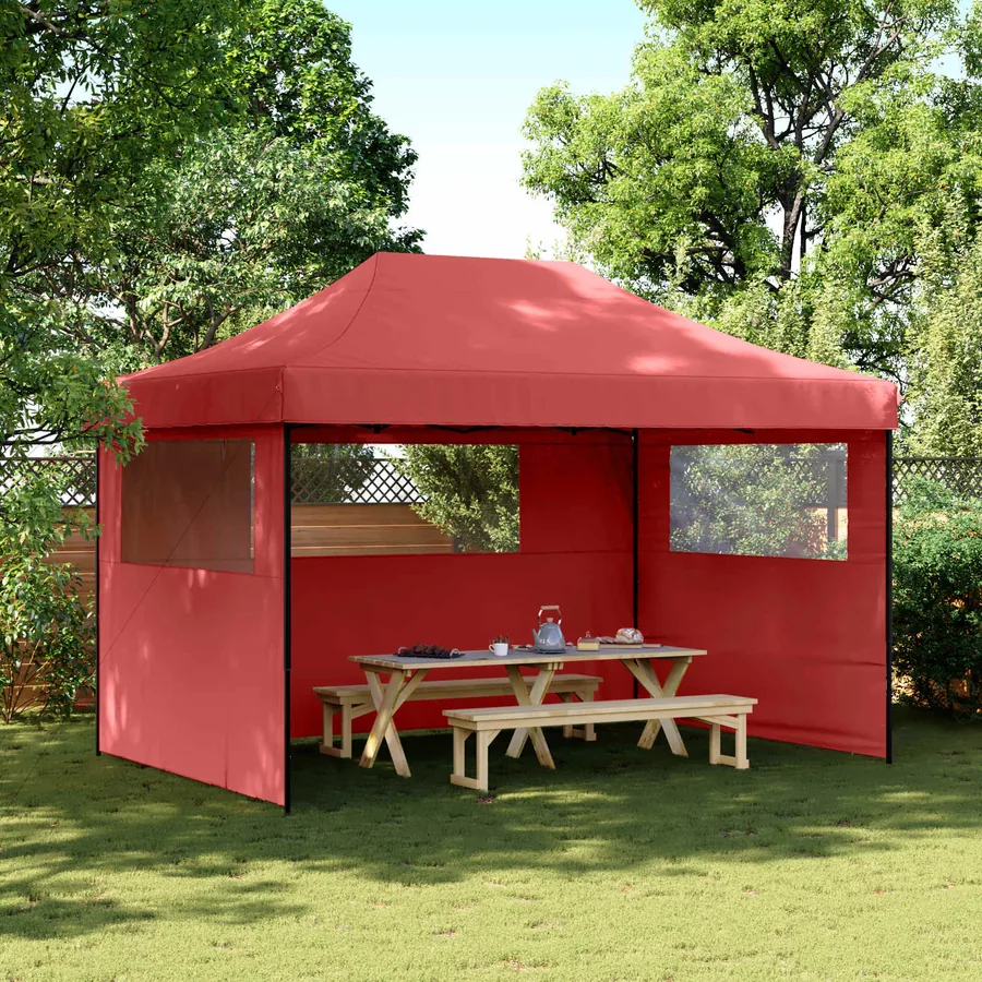 Tente de fête Bordeaux 279 x 410 x 315 cm Tissu Oxford