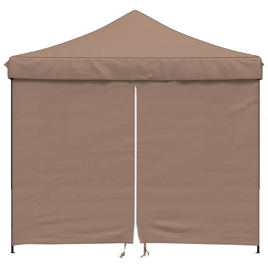 Tente de fête Marron 292 x 292 x 315 cm Tissu Oxford - 4