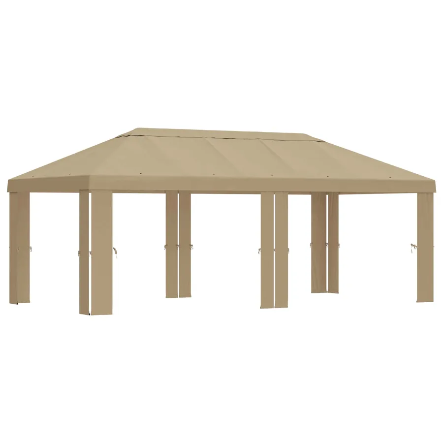 Housse de Gazebo 6 x 3 m Beige Polyester 190 gsm - 2