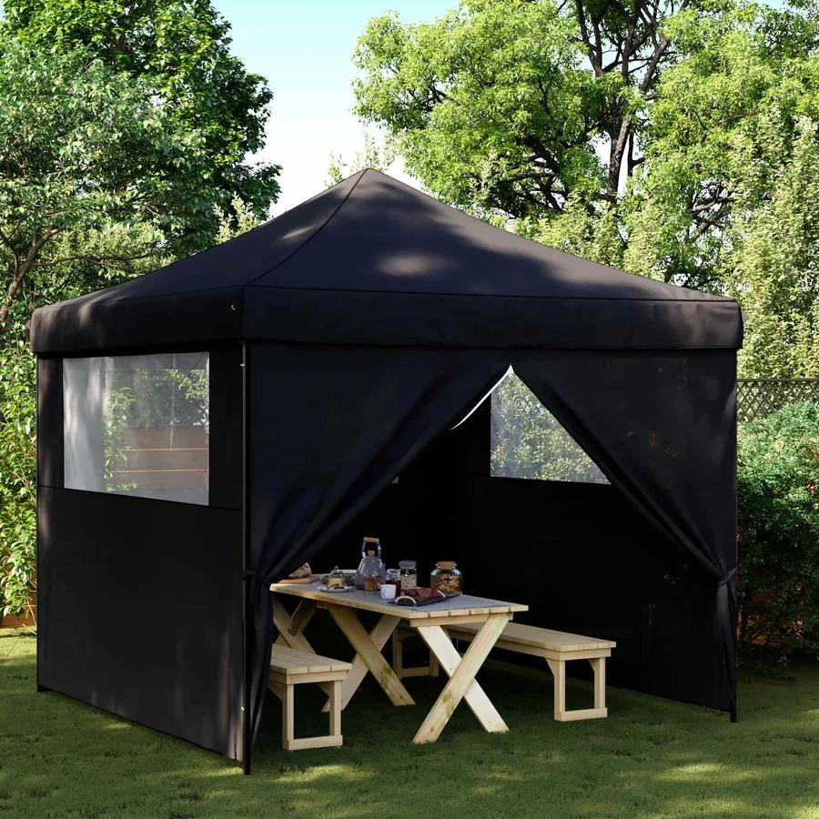 Tente de fête Noir 292 x 292 x 315 cm Tissu Oxford