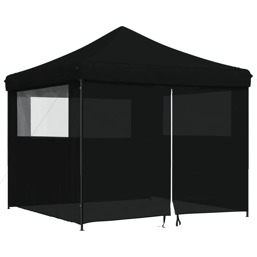 Tente de fête Noir 292 x 292 x 315 cm Tissu Oxford - 3