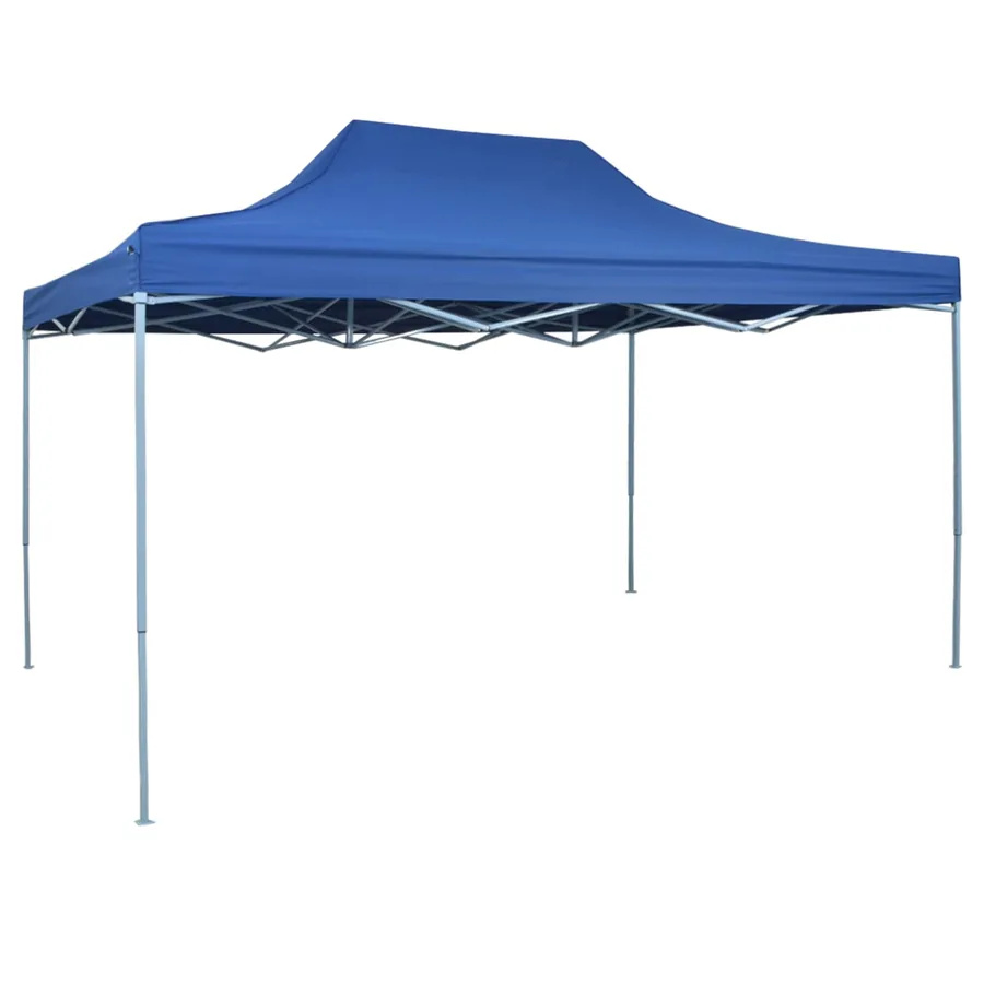 Tente de fête Bleu 291 x 431 x 315 cm Tissu Oxford