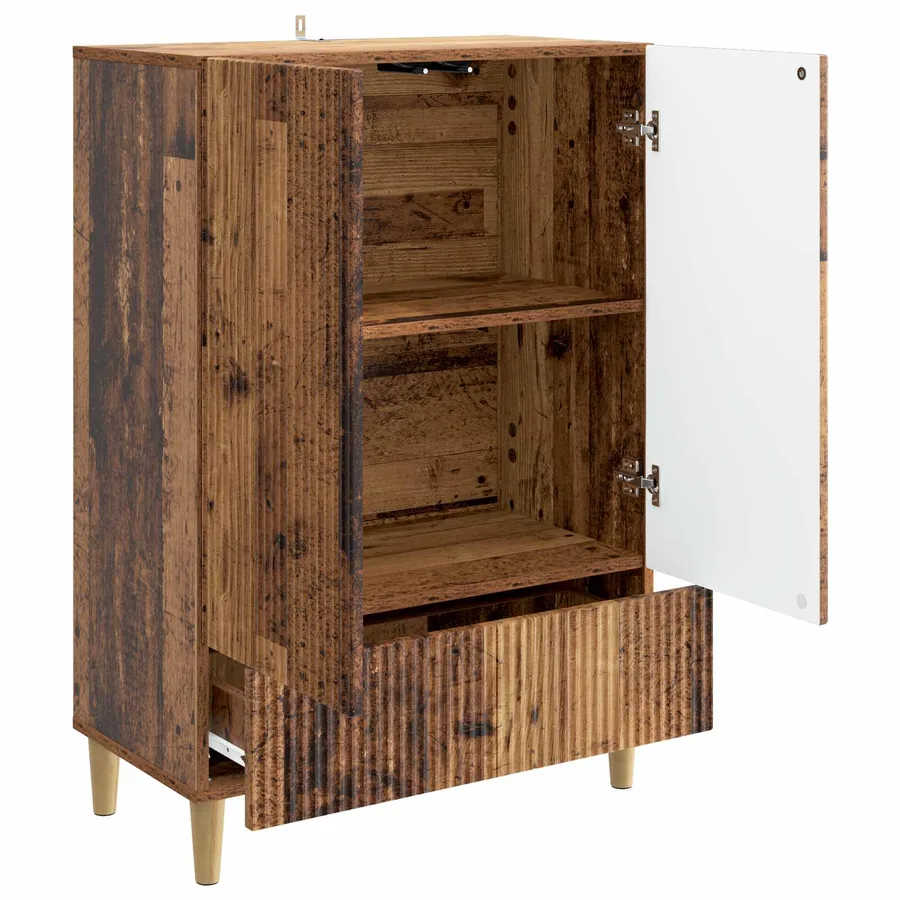 Buffet Bois ancien 66 x 34,5 x 95 cm Bois d'ingénierie - 4