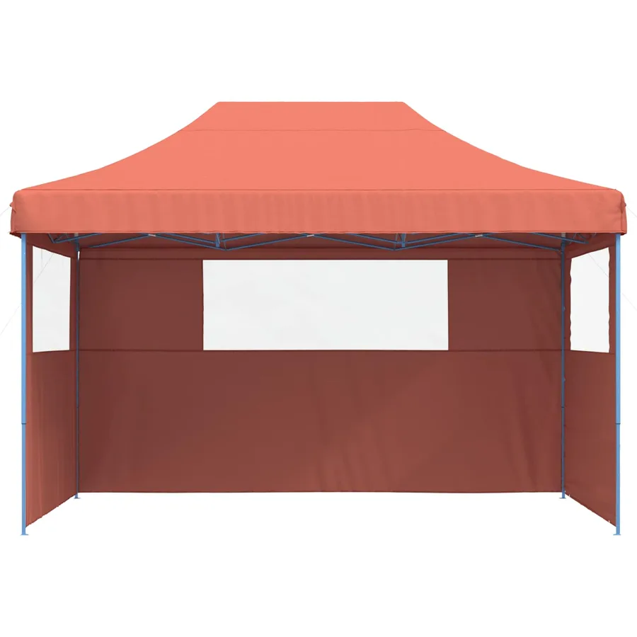 Tente de fête Terre cuite 279 x 410 x 315 cm Tissu Oxford - 3