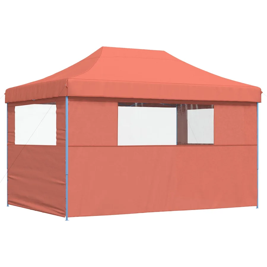 Tente de fête Terre cuite 279 x 410 x 315 cm Tissu Oxford - 6
