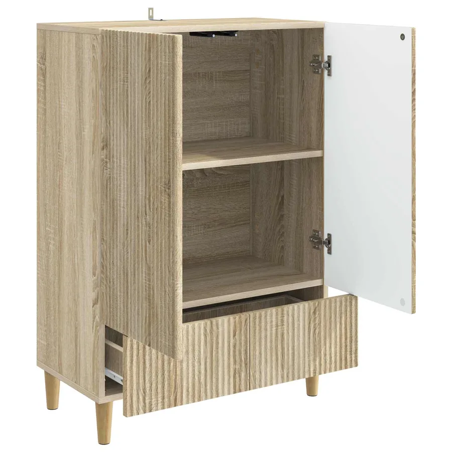 Buffet Chêne Sonoma 66 x 34,5 x 95 cm Bois d'ingénierie - 4