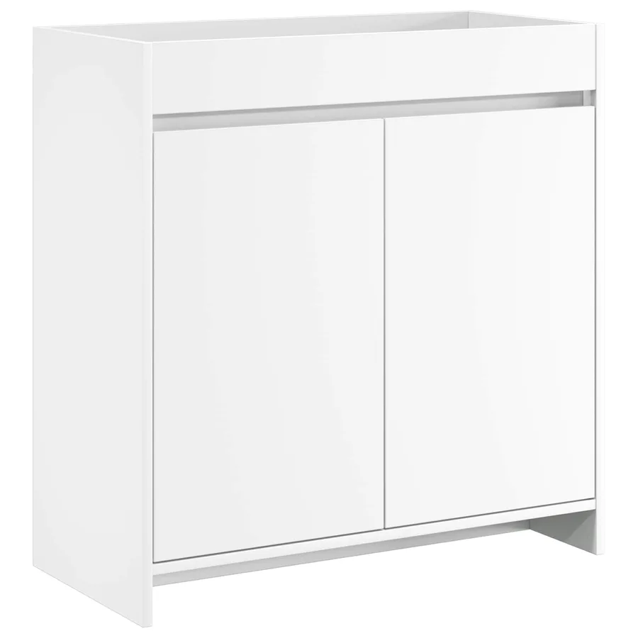 Meuble sous lavabo de salle de bain Blanc 78,5 x 37,5 x 81 cm - 2