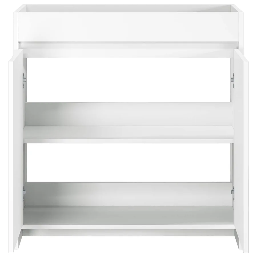 Meuble sous lavabo de salle de bain Blanc 78,5 x 37,5 x 81 cm - 4