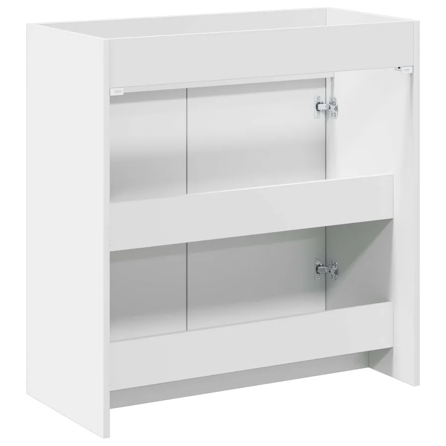 Meuble sous lavabo de salle de bain Blanc 78,5 x 37,5 x 81 cm - 5