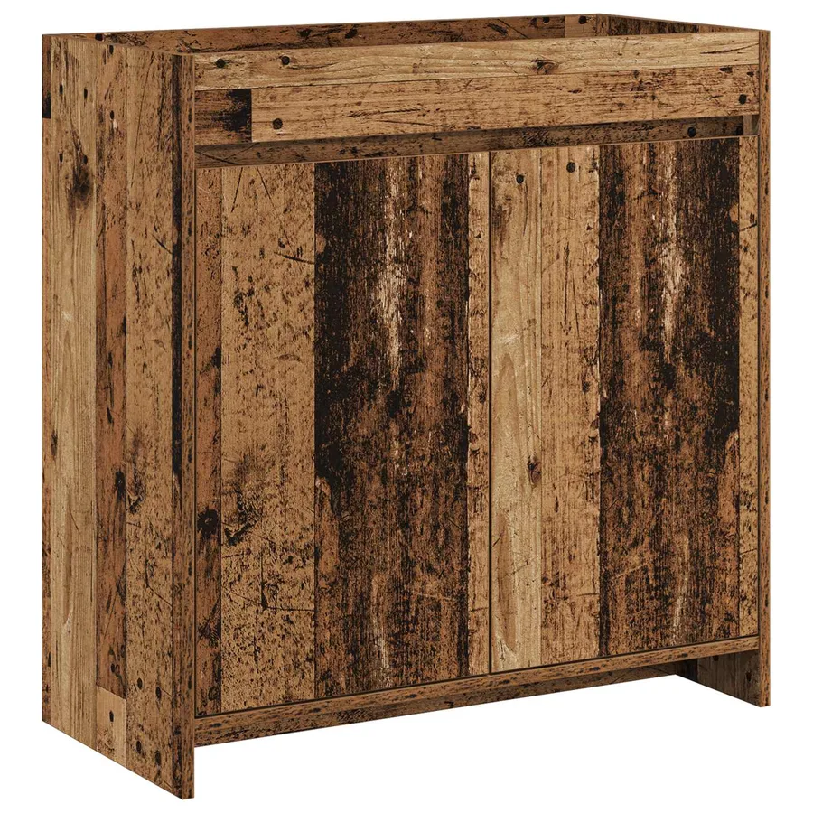 Meuble sous lavabo de salle de bain Bois ancien - 2