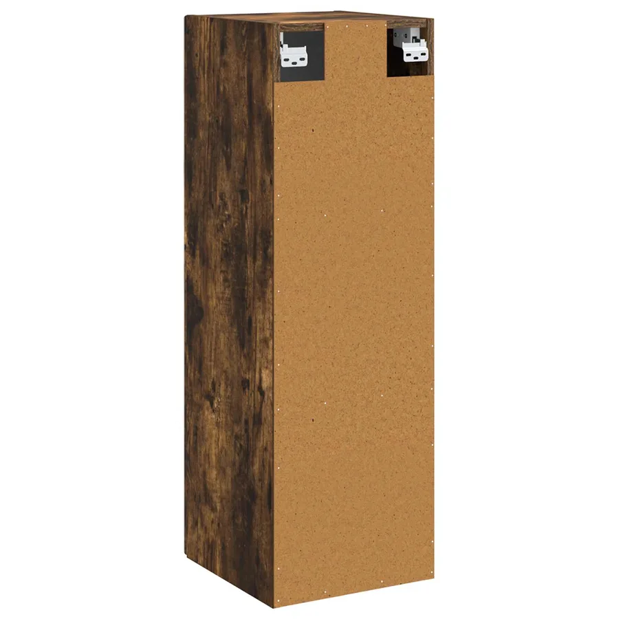 Cabinet de Salle de Bain Mural Chêne fumé 33 x 34,5 x 100 cm - 5