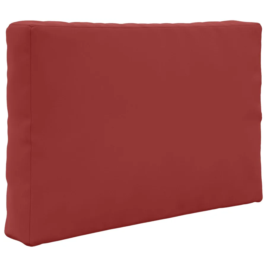 Coussin de canapé d'extérieur 2 pcs Bordeaux Polyester - 5