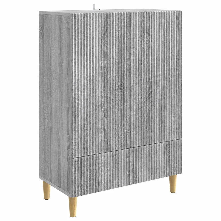 Buffet Sonoma gris 66 x 34,5 x 95 cm Bois d'ingénierie - 2