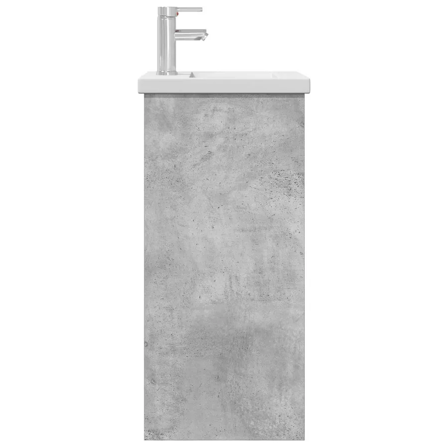 Meuble de salle de bain avec évier Gris béton 42 x 40 x 84,5 cm - 5