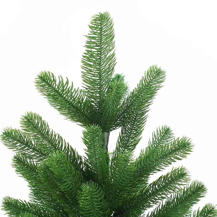 Arbre de Noël artificiel pré-éclairé et boules 180 cm vert - 3