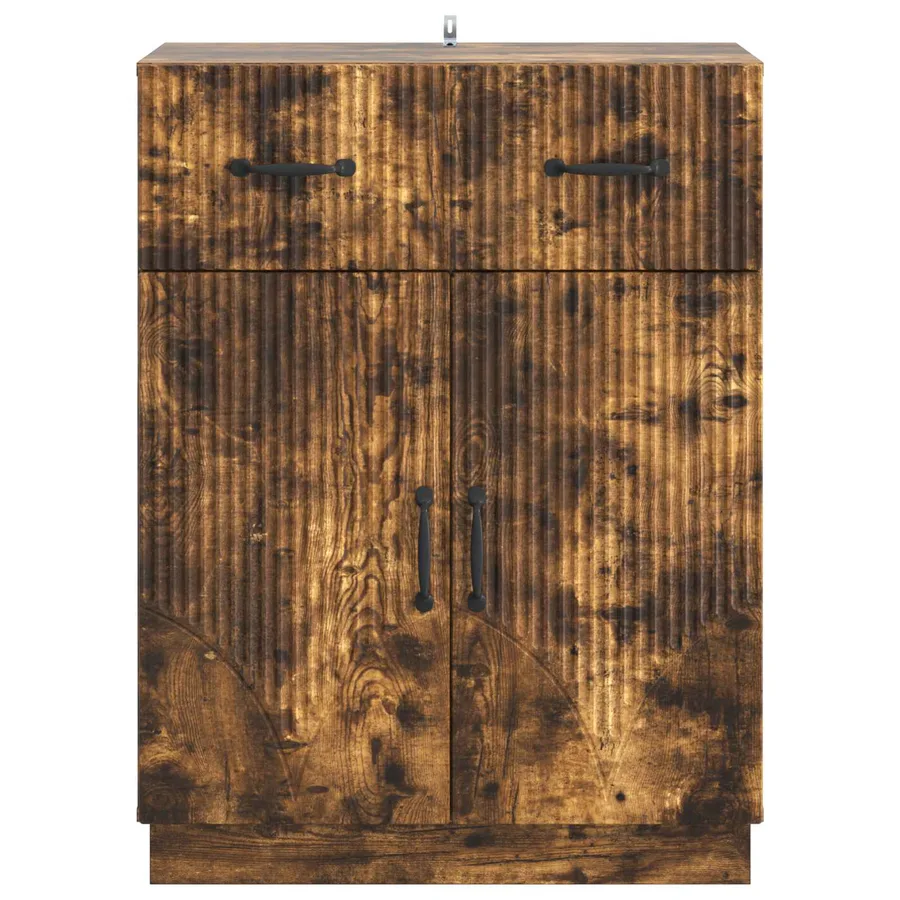 Buffet Chêne fumé 66 x 34,5 x 87 cm Bois d'ingénierie - 6