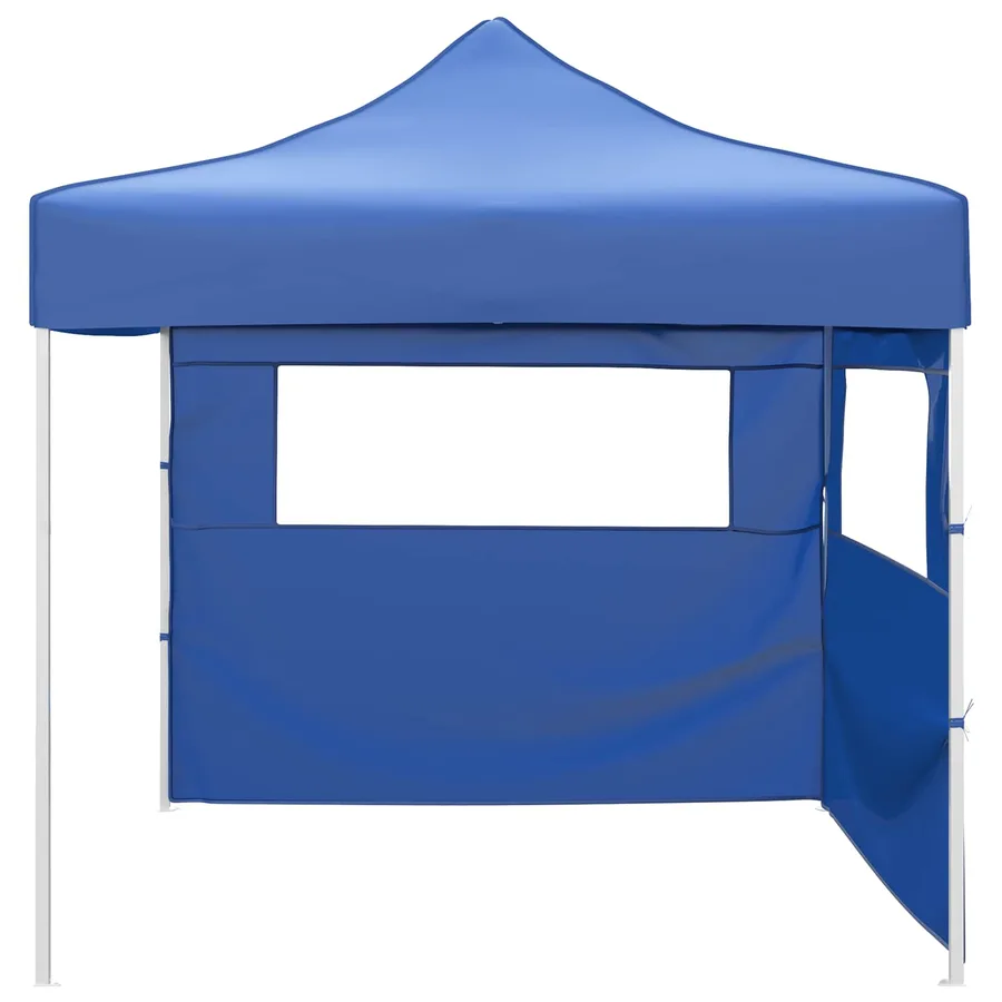 Tente de fête Bleu 291 x 291 x 315 cm Tissu Oxford - 2