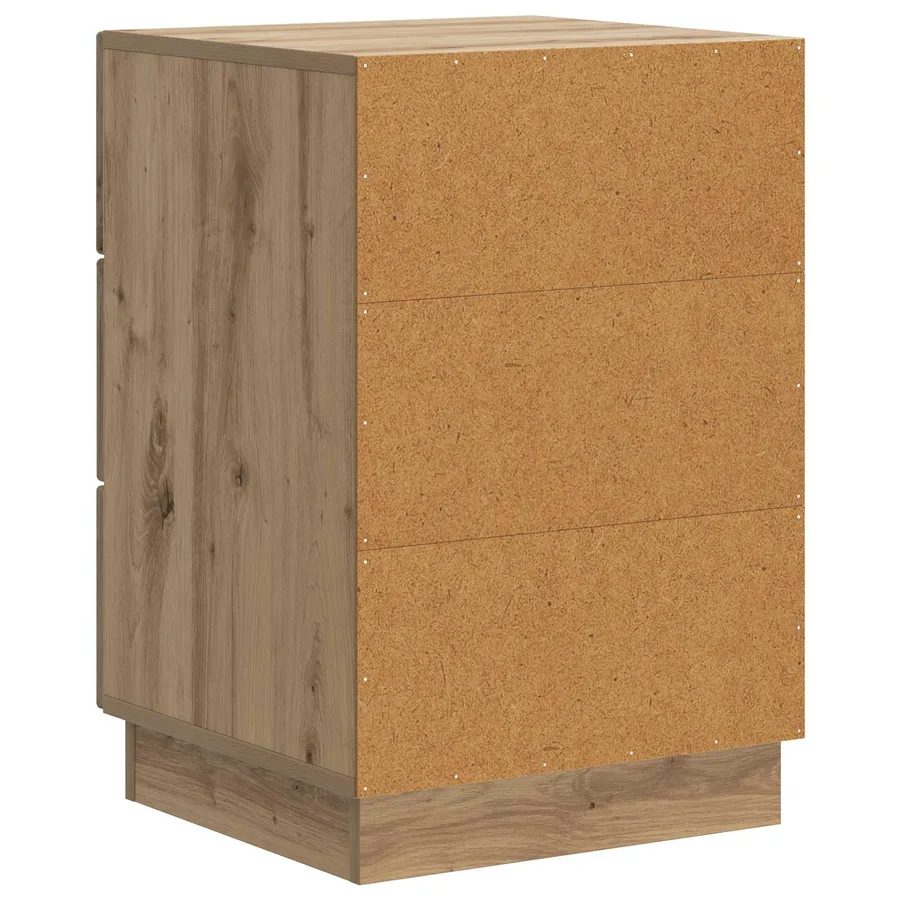 Cabinet de chevet Chêne artisanal 43 x 41 x 63,5 cm - 7