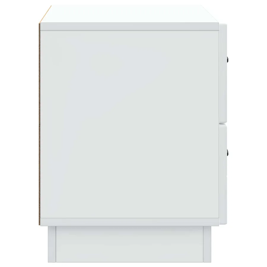 Cabinet de chevet Blanc 62 x 34,5 x 44,5 cm Bois d'ingénierie - 6
