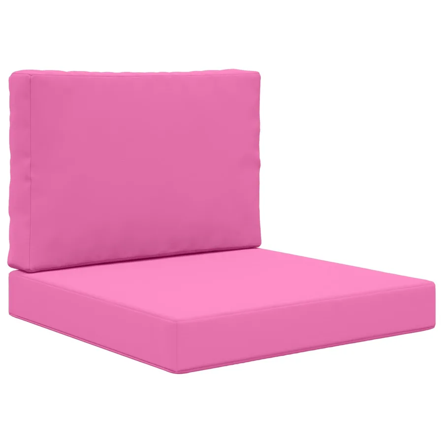 Coussin de canapé d'extérieur 2 pcs Rose Polyester - 2