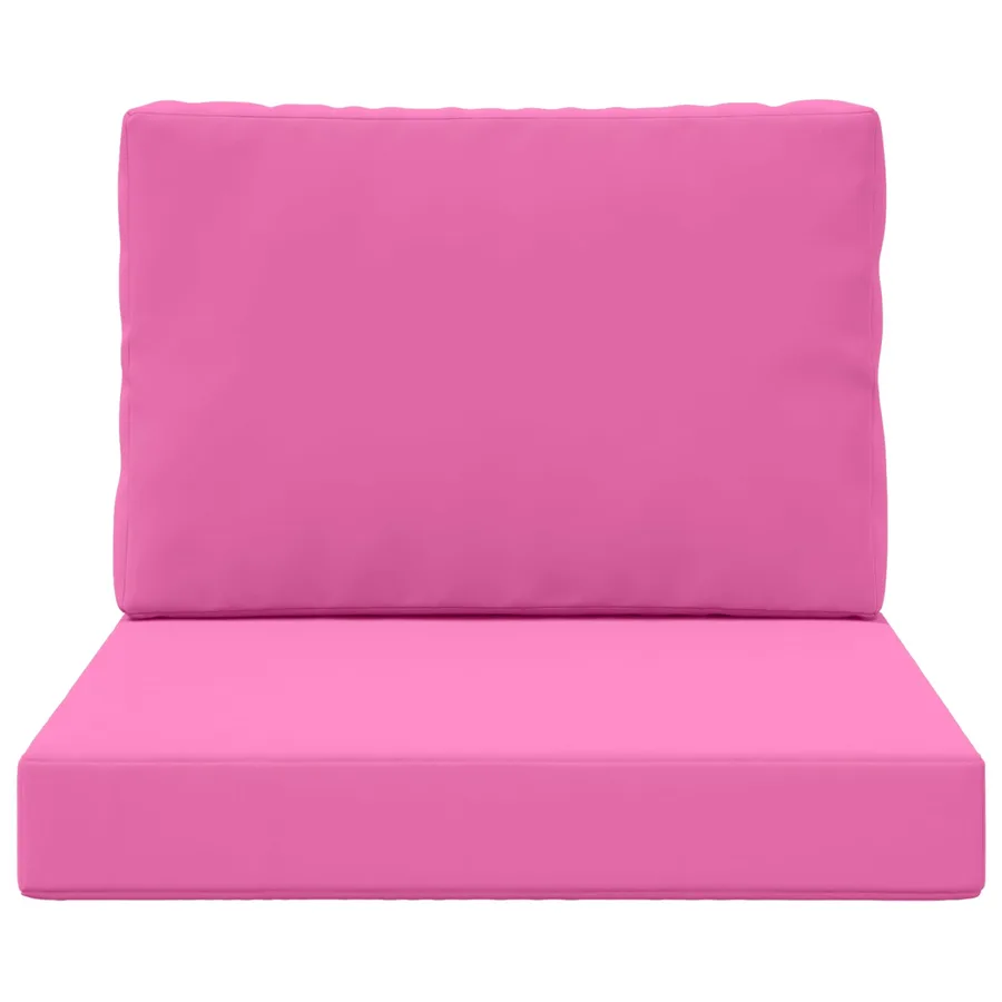 Coussin de canapé d'extérieur 2 pcs Rose Polyester - 6