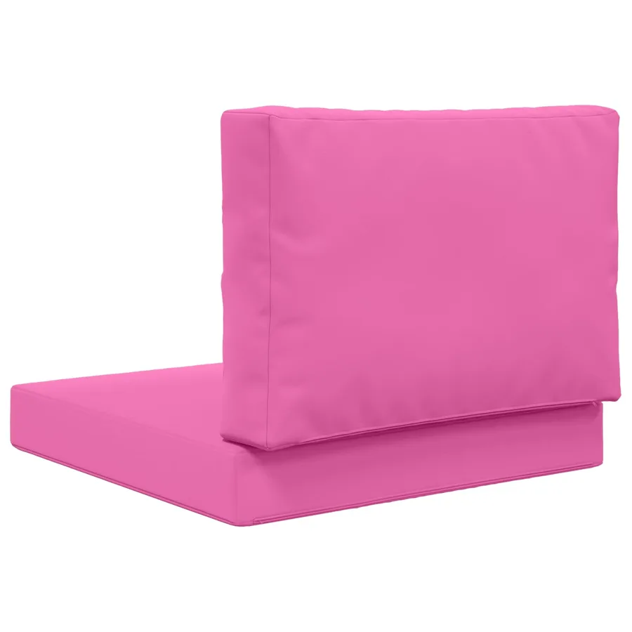 Coussin de canapé d'extérieur 2 pcs Rose Polyester - 7