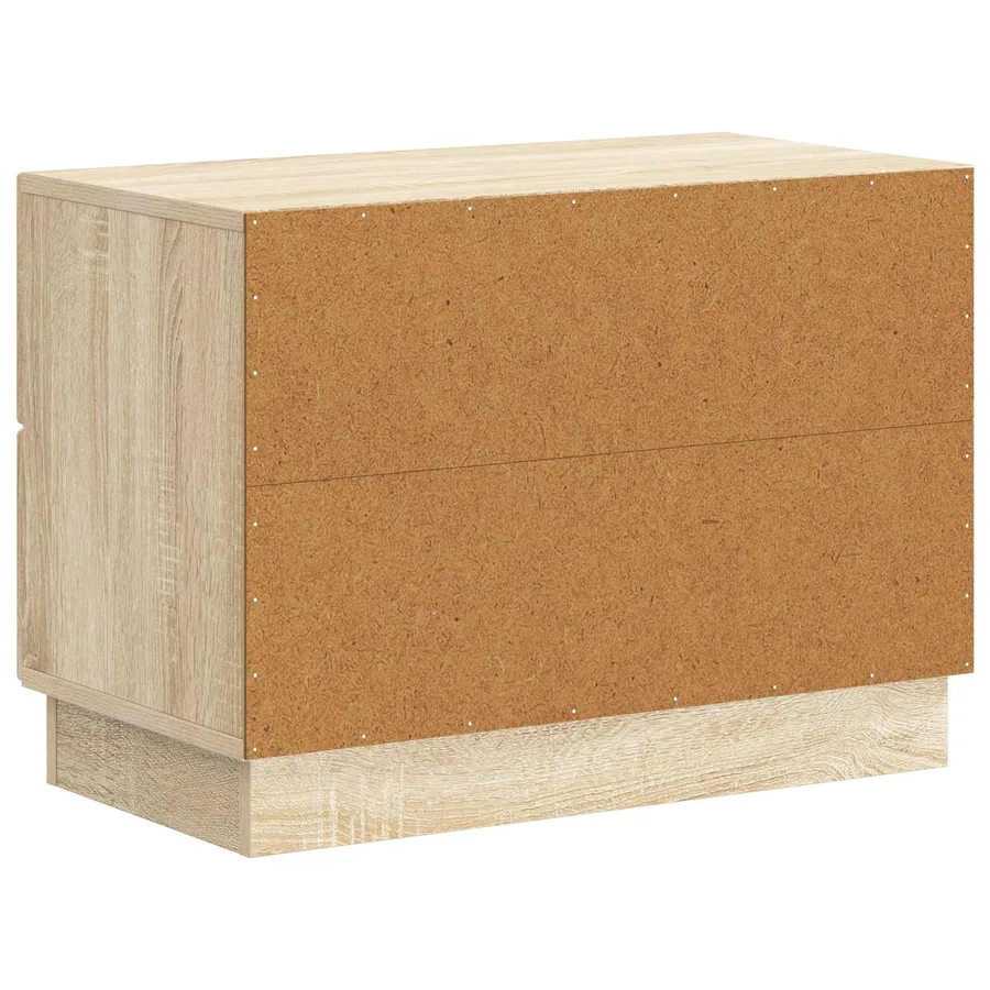 Cabinet de chevet avec tiroir Chêne Sonoma 62 x 34,5 x 44,5 cm - 7