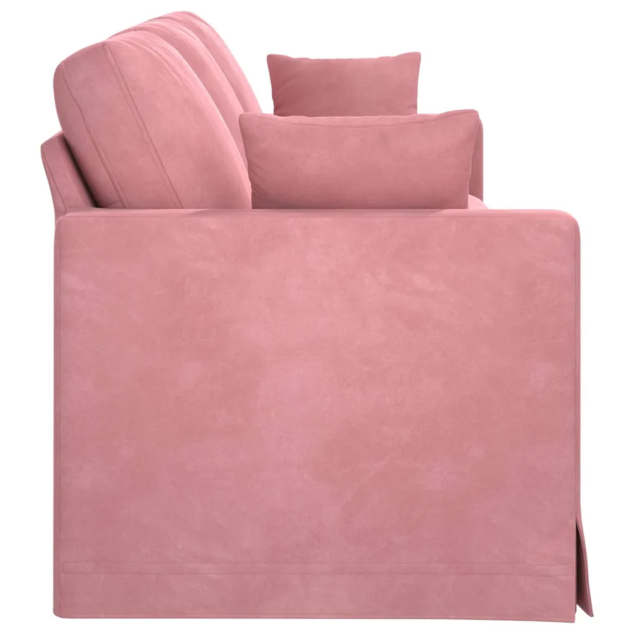 Canapé Rose 228 x 78 x 80 cm Velours - 5