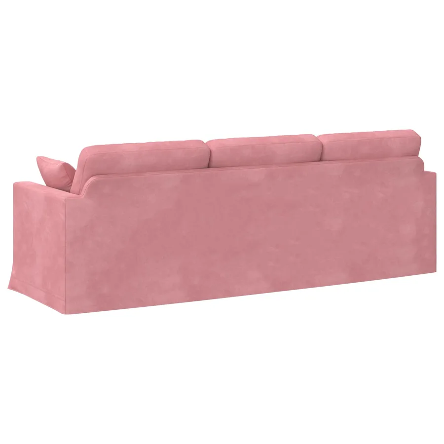 Canapé Rose 228 x 78 x 80 cm Velours - 6