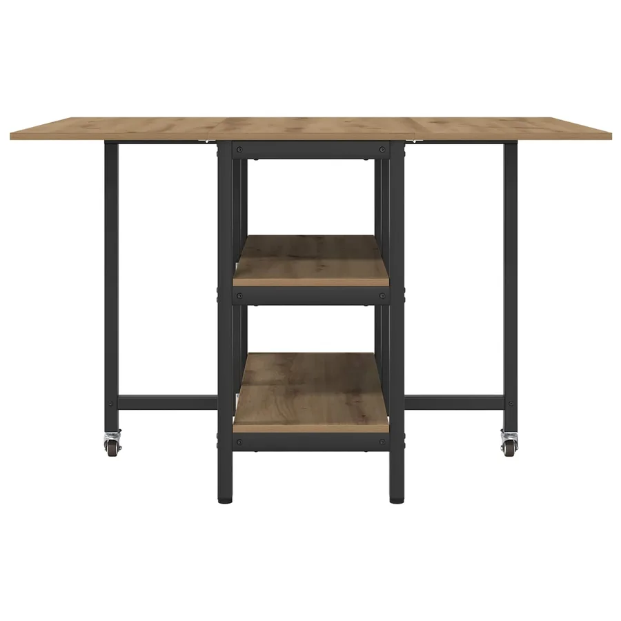 Table à dîner 122 x 80 x 76,5 cm Bois d'ingénierie - 5