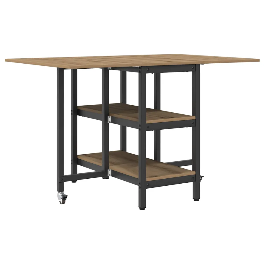 Table à dîner 122 x 80 x 76,5 cm Bois d'ingénierie - 7