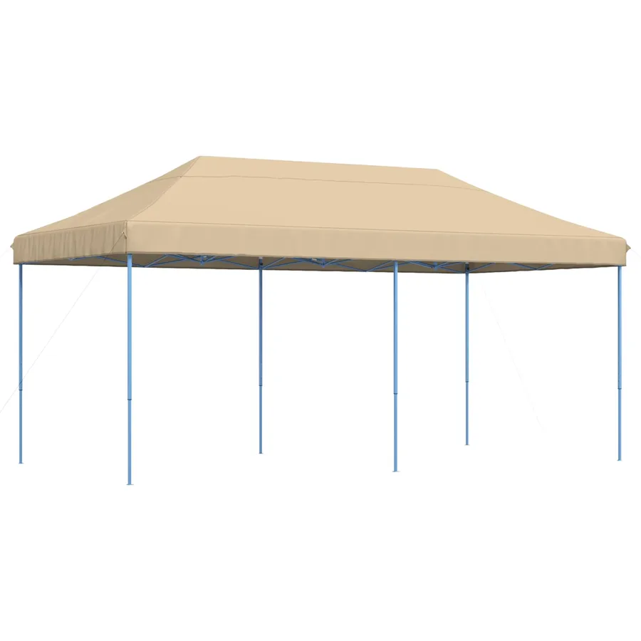 Tente de fête Beige 292 x 580 x 315 cm Tissu Oxford - 2
