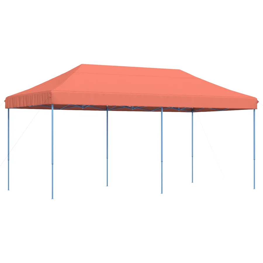 Tente de fête Terre cuite 292 x 580 x 315 cm Tissu Oxford - 2
