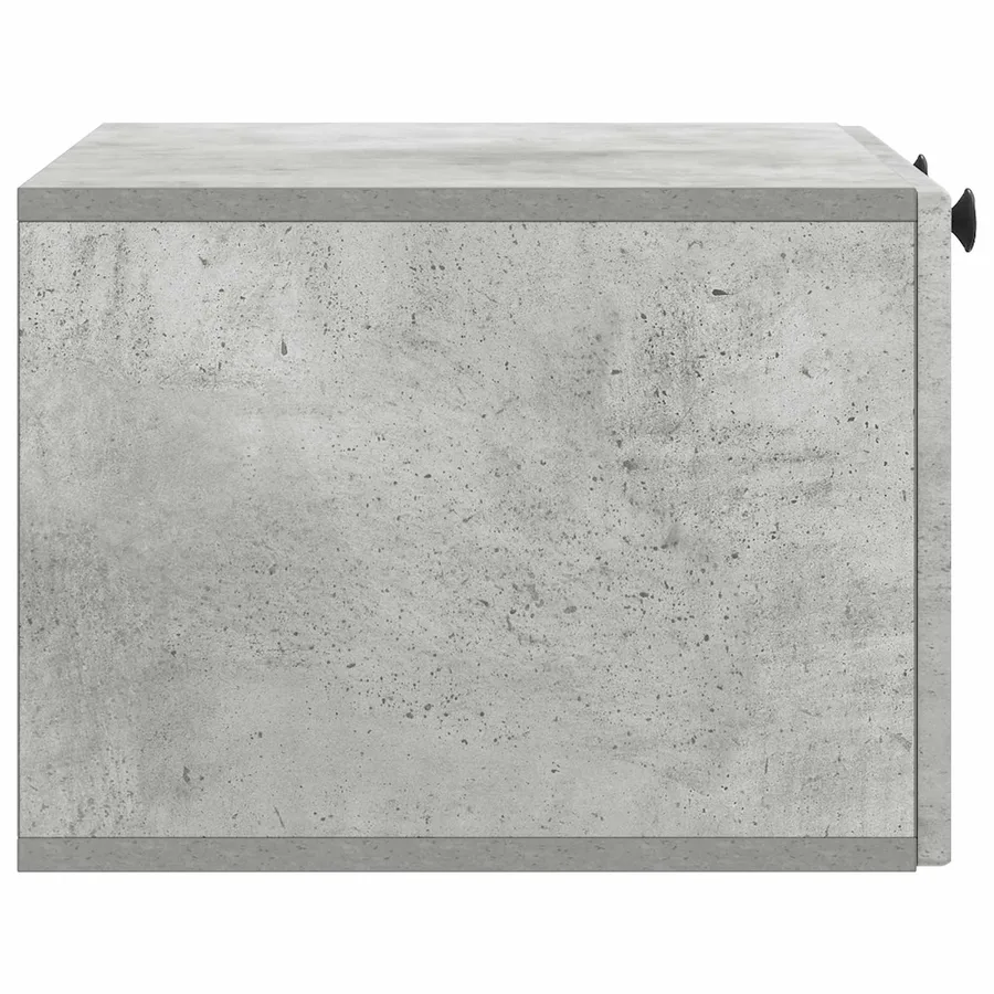 Meuble TV mural Gris béton 59,5 x 41 x 30 cm Bois d'ingénierie - 7