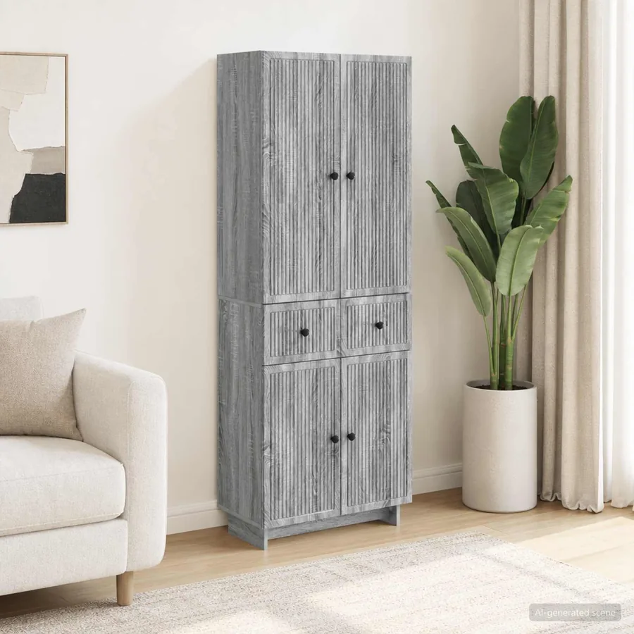 Ensemble de Meubles 2 pcs 66 x 34,5 x 90 cm Bois d'ingénierie