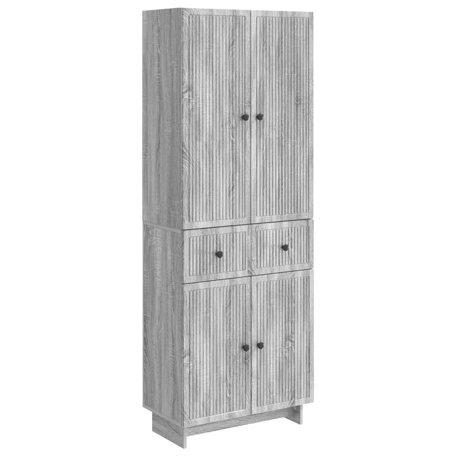 Ensemble de Meubles 2 pcs 66 x 34,5 x 90 cm Bois d'ingénierie - 2