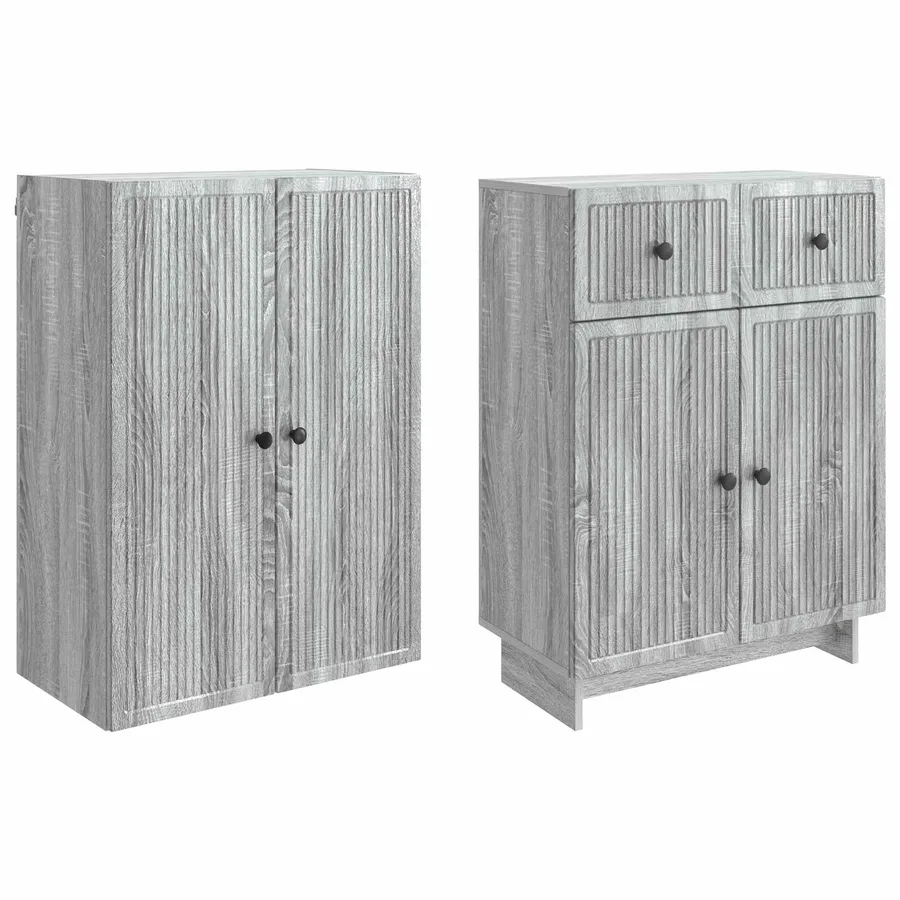 Ensemble de Meubles 2 pcs 66 x 34,5 x 90 cm Bois d'ingénierie - 4